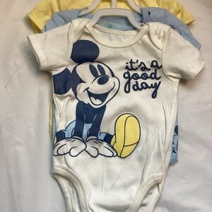 Disney Mickey Mouse Bodysuit - White and Blue
